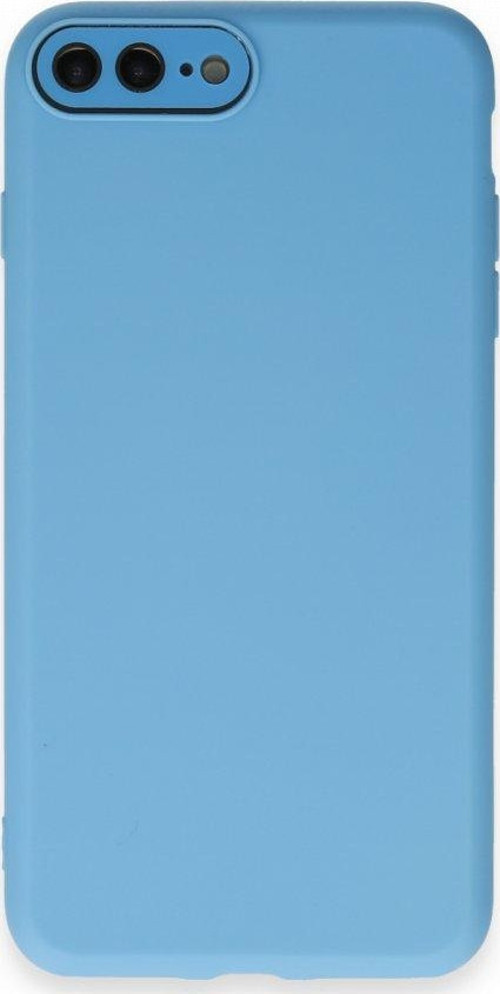 Apple iPhone 7 Plus Kılıf Pürüzsüz Soft Yüzey içi Kadife Kamera Lens Korumalı Lansman Glass Silikon Kapak