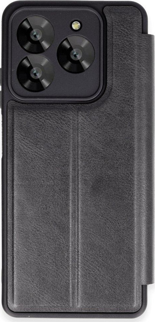 General Mobile Era 50 Kılıf Yatay Standlı Kartlıklı içi Silikon Dışı Deri Kapaklı Flip Cover Kapak