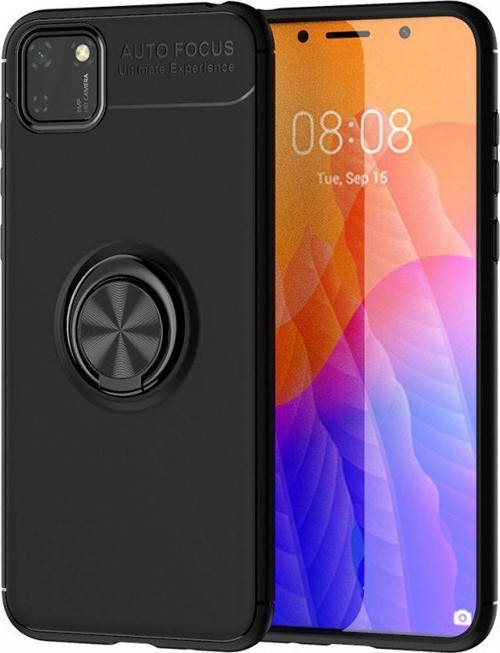 Huawei P Smart Y5P Kılıf Yatay ve Dikey Stand Özellikli içi Petekli Yüzüklü Silikon Range Kapak