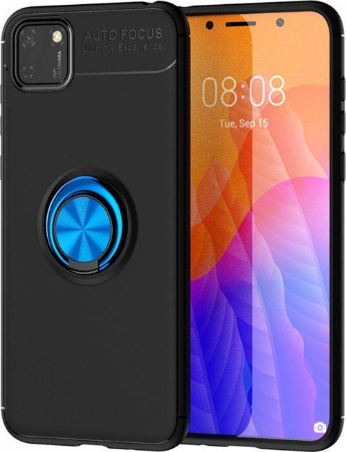 Huawei P Smart Y5P Kılıf Yatay ve Dikey Stand Özellikli içi Petekli Yüzüklü Silikon Range Kapak