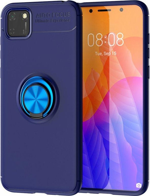 Huawei P Smart Y5P Kılıf Yatay ve Dikey Stand Özellikli içi Petekli Yüzüklü Silikon Range Kapak