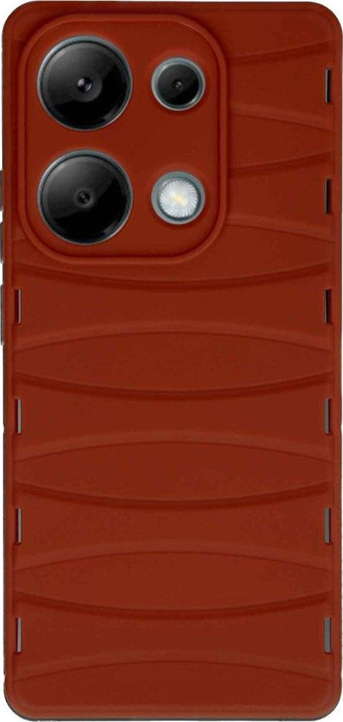 Redmi Note 13 Pro Kılıf Esnek TPU Oyuklu Arka Yüzey Tasarımlı Bibercas Silikon Kapak