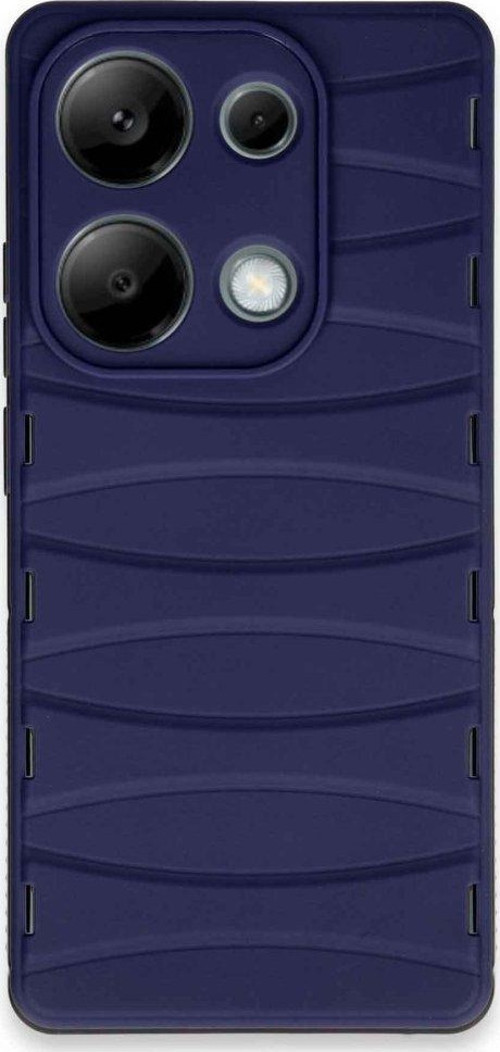 Redmi Note 13 Pro Kılıf Esnek TPU Oyuklu Arka Yüzey Tasarımlı Bibercas Silikon Kapak