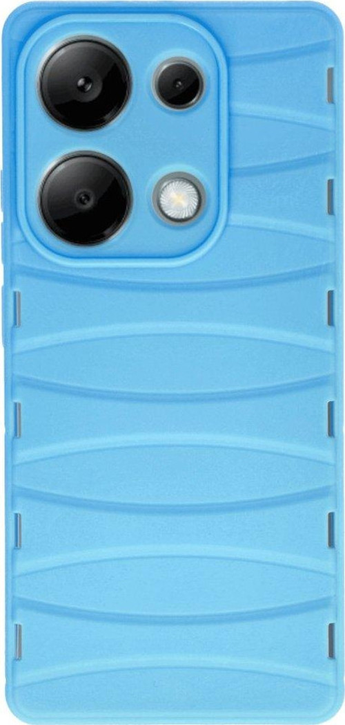 Redmi Note 13 Pro Kılıf Esnek TPU Oyuklu Arka Yüzey Tasarımlı Bibercas Silikon Kapak