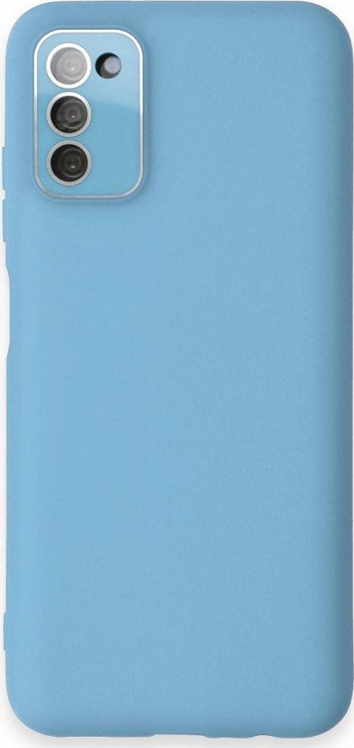 Samsung Galaxy A03S Kılıf Pürüzsüz Soft Yüzey içi Kadife Kamera Lens Korumalı Lansman Glass Silikon Kapak