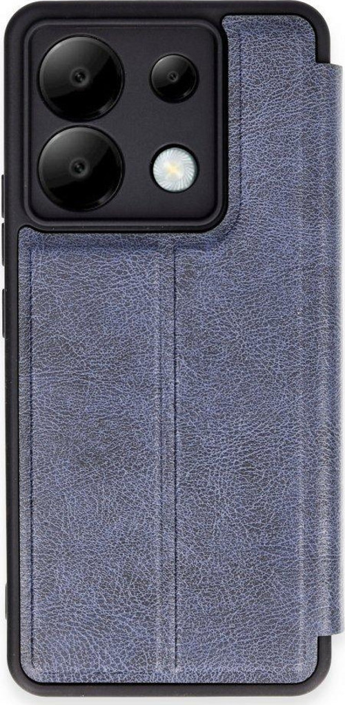 Xiaomi Poco X6 Pro Kılıf Yatay Standlı Kartlıklı içi Silikon Dışı Deri Kapaklı Flip Cover Kapak