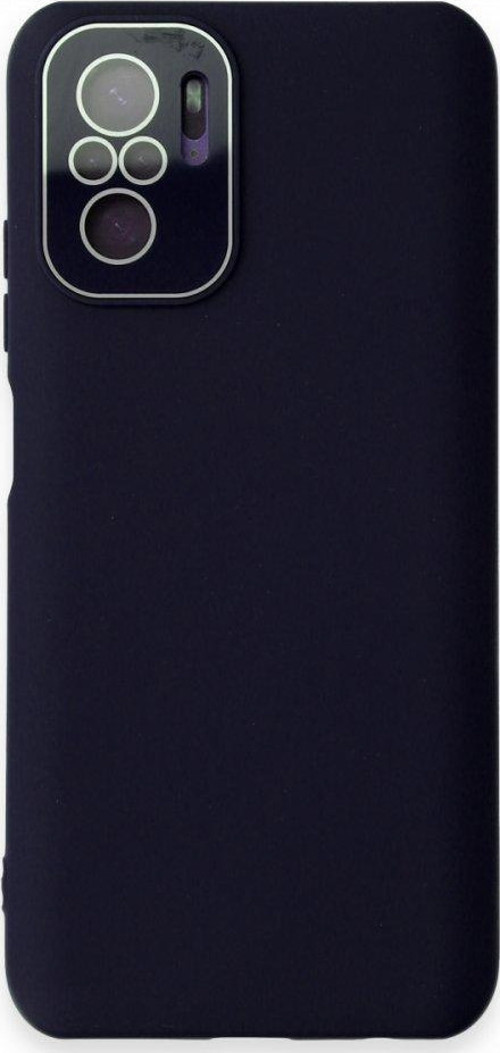 Xiaomi Redmi Note 10S Kılıf Pürüzsüz Soft Yüzey içi Kadife Kamera Lens Korumalı Lansman Glass Silikon Kapak