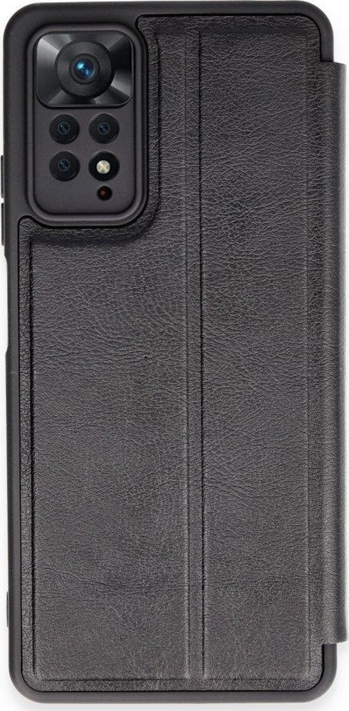 Xiaomi Redmi Note 12 Pro Kılıf Yatay Standlı Kartlıklı içi Silikon Dışı Deri Kapaklı Flip Cover Kapak