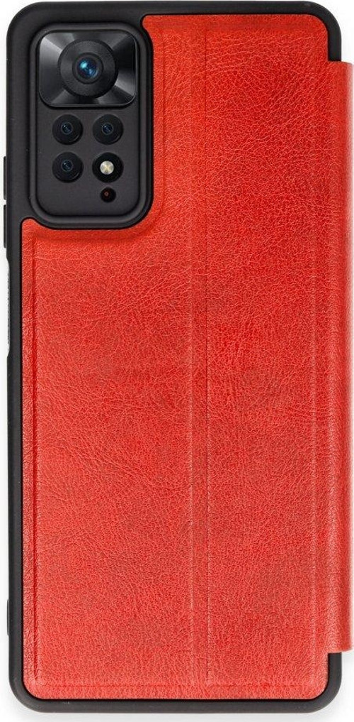 Xiaomi Redmi Note 12 Pro Kılıf Yatay Standlı Kartlıklı içi Silikon Dışı Deri Kapaklı Flip Cover Kapak