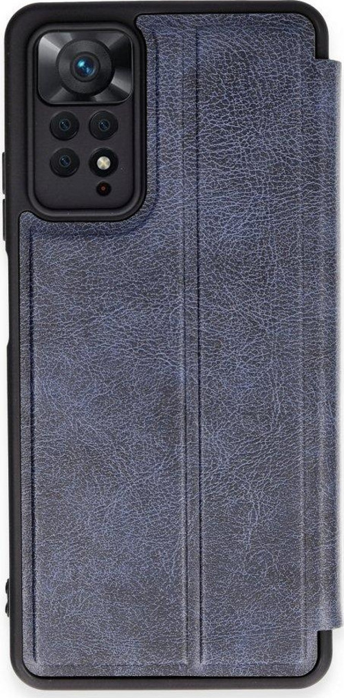 Xiaomi Redmi Note 12 Pro Kılıf Yatay Standlı Kartlıklı içi Silikon Dışı Deri Kapaklı Flip Cover Kapak