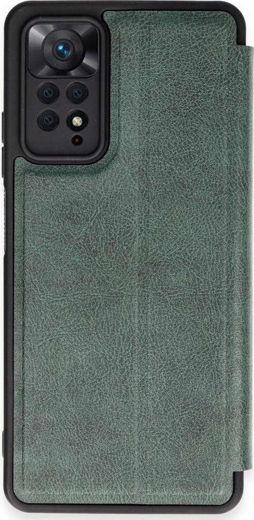 Xiaomi Redmi Note 12 Pro Kılıf Yatay Standlı Kartlıklı içi Silikon Dışı Deri Kapaklı Flip Cover Kapak