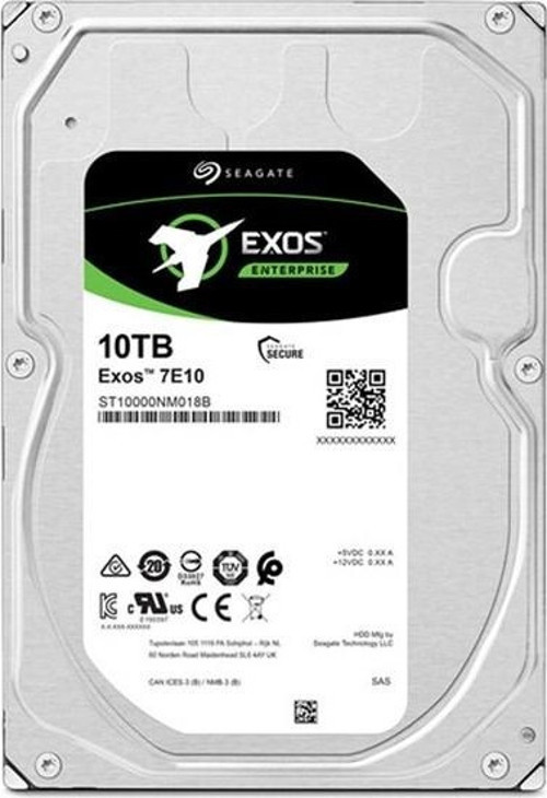 10TB EXOS X18 ST10000NM017B 256MB 7200RPM SATA-3 NAS VE GÜVENLİK DİSKİ