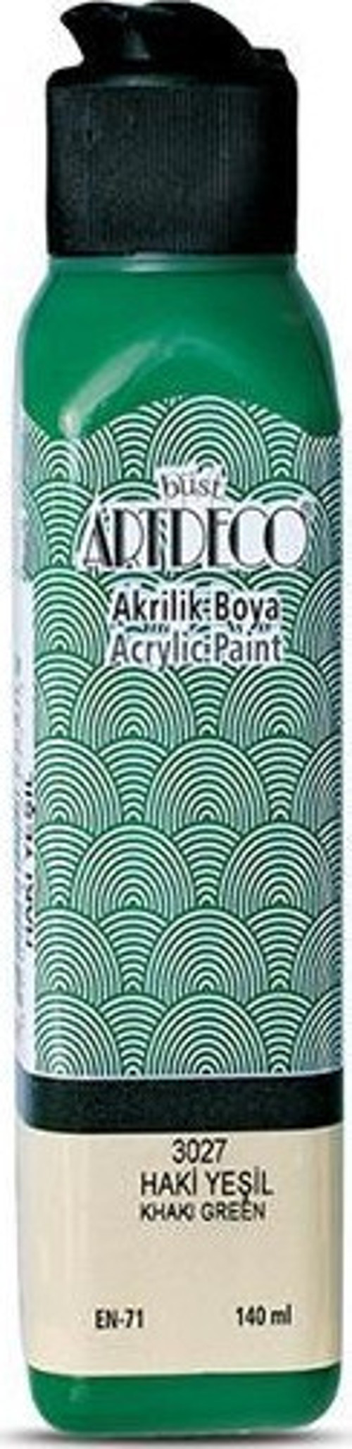 Akrilik Boya 140 ML Haki Yeşil 070R-3027