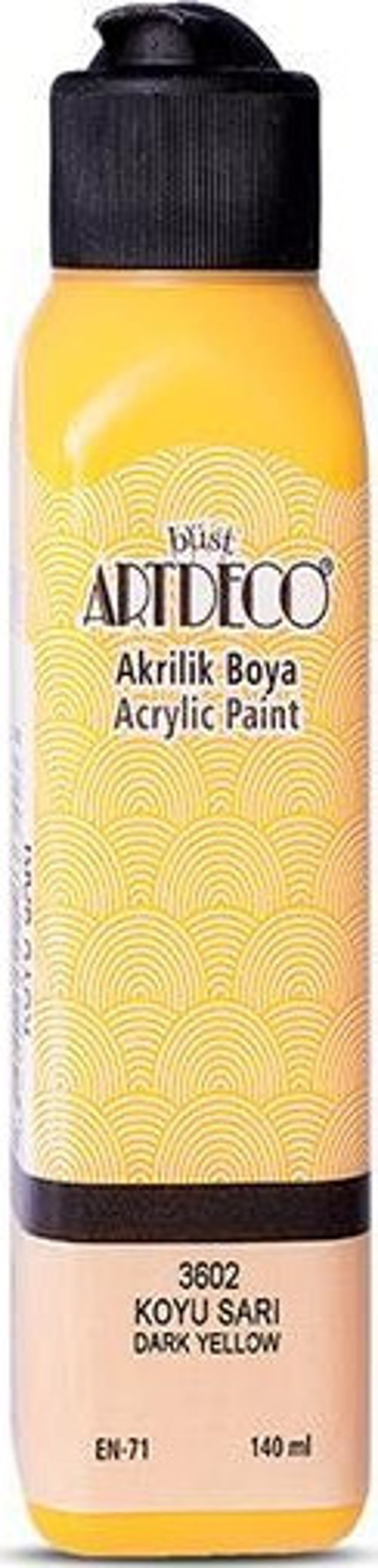 Akrilik Boya 140 ML Koyu Sarı 070R-3602