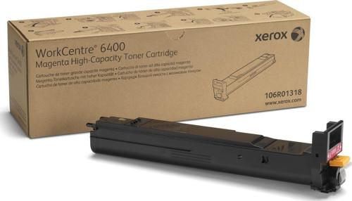 106R01318 WorkCentre 6400 Yüksek Kapasite Magenta Kırmızı Toner 14.000 Sayfa