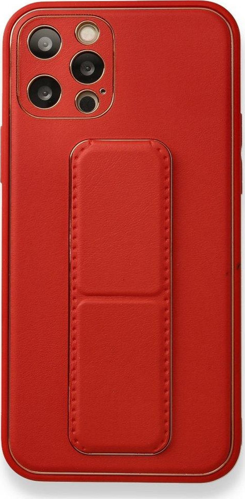 Apple iPhone 12 Pro Max Kılıf Yatay ve Dikey Standlı Kamera Lens Korumalı Deri Coco Stand Kapak