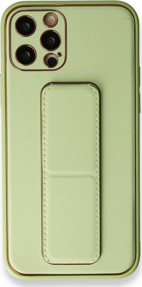 Apple iPhone 12 Pro Max Kılıf Yatay ve Dikey Standlı Kamera Lens Korumalı Deri Coco Stand Kapak