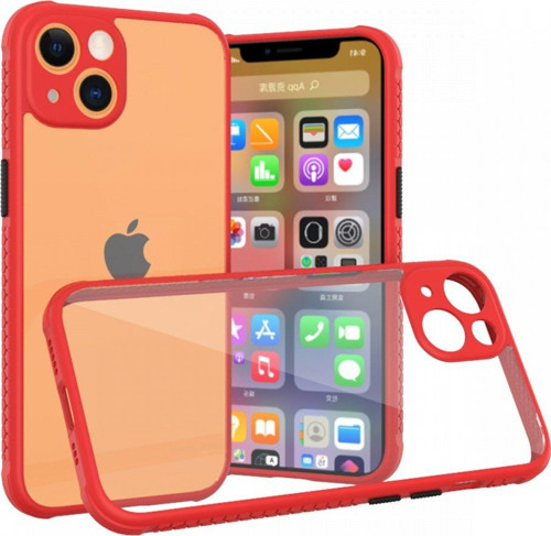 Apple iPhone 13 Mini Kılıf Köşeler Airbag Özellikli Arkası Sert p.c Kenarı Silikon Miami Kapak