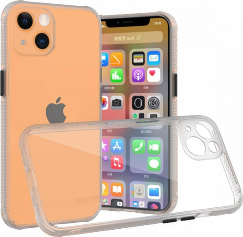 Apple iPhone 13 Mini Kılıf Köşeler Airbag Özellikli Arkası Sert p.c Kenarı Silikon Miami Kapak