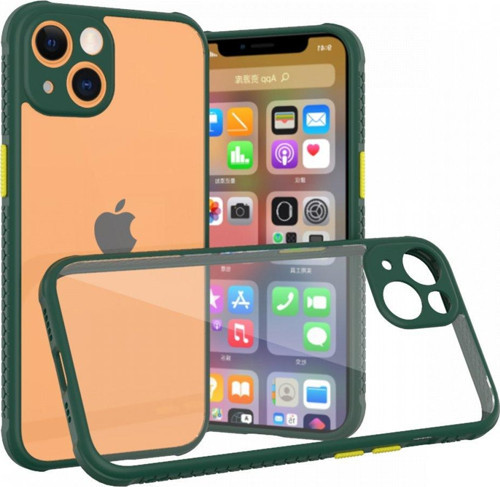 Apple iPhone 13 Mini Kılıf Köşeler Airbag Özellikli Arkası Sert p.c Kenarı Silikon Miami Kapak