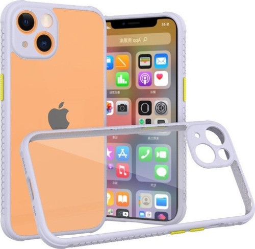 Apple iPhone 13 Mini Kılıf Köşeler Airbag Özellikli Arkası Sert p.c Kenarı Silikon Miami Kapak