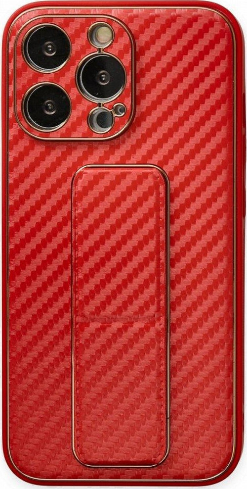 Apple iPhone 13 Pro Kılıf Darbelere Karşı Ekstra Korunaklı Stand Özellikli Silikon Karbon Kapak