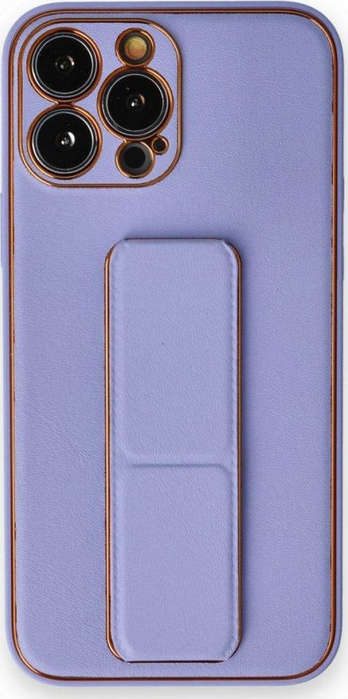 Apple iPhone 13 Pro Max Kılıf Yatay ve Dikey Standlı Kamera Lens Korumalı Deri Coco Stand Kapak