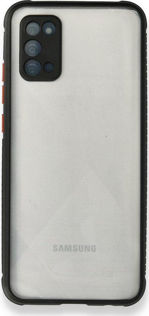 Samsung Galaxy A02S Kılıf Köşeler Airbag Özellikli Arkası Sert p.c Kenarı Silikon Miami Kapak