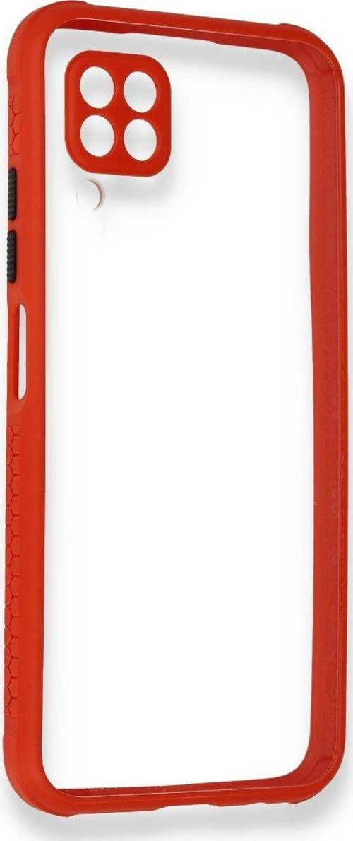 Huawei P40 Lite Kılıf Köşeler Airbag Özellikli Arkası Sert p.c Kenarı Silikon Miami Kapak