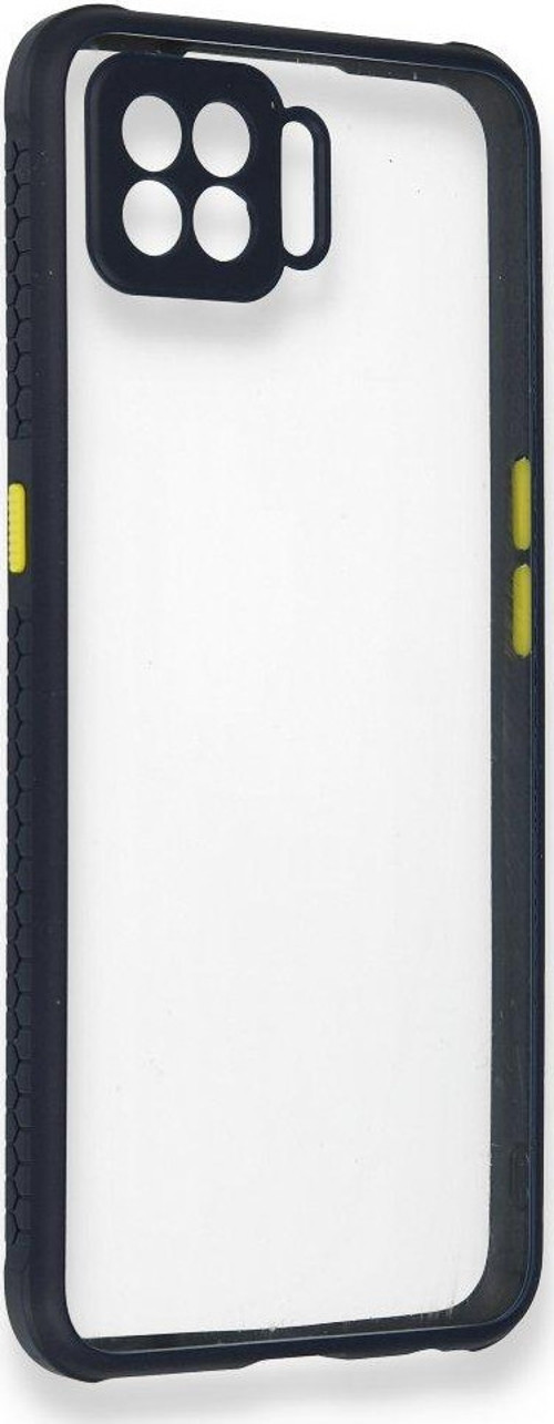 Oppo A73 Kılıf Köşeler Airbag Özellikli Arkası Sert p.c Kenarı Silikon Miami Kapak