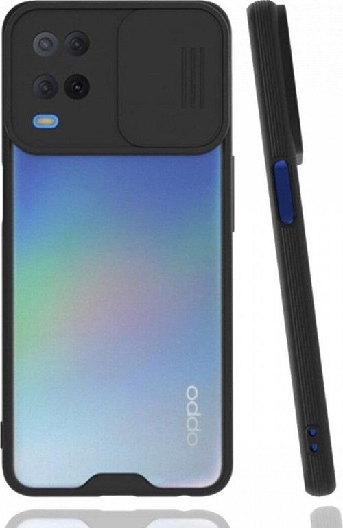 Realme 8 Kılıf Darbelere Dayanıklı Kamera Koruma Sürgülü Platin Kapak