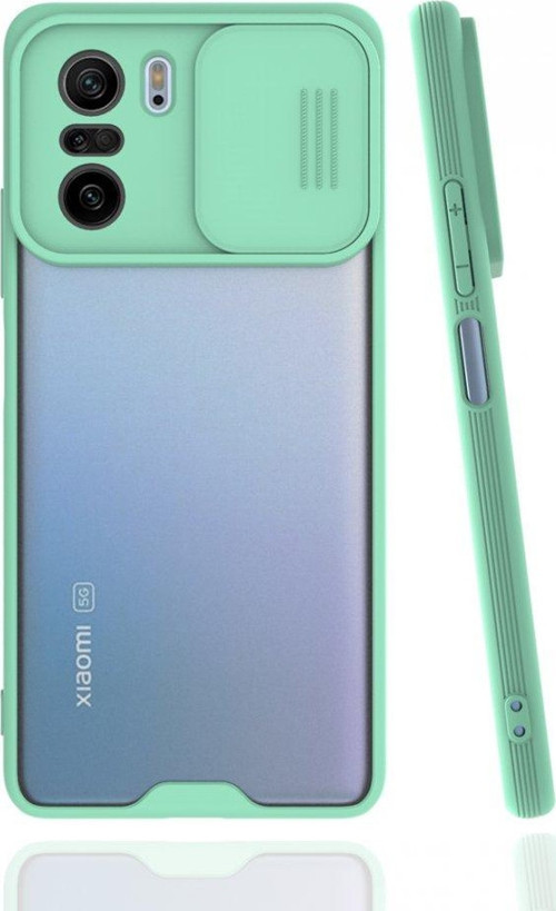 Xiaomi Mi 11i Kılıf Darbelere Dayanıklı Kamera Koruma Sürgülü Platin Kapak