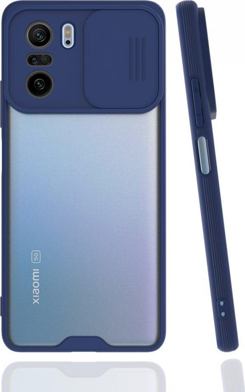 Xiaomi Mi 11i Kılıf Darbelere Dayanıklı Kamera Koruma Sürgülü Platin Kapak