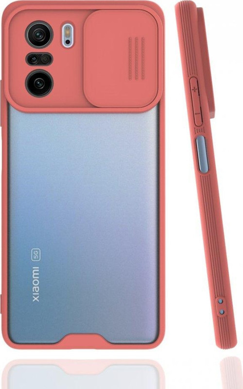 Xiaomi Mi 11i Kılıf Darbelere Dayanıklı Kamera Koruma Sürgülü Platin Kapak