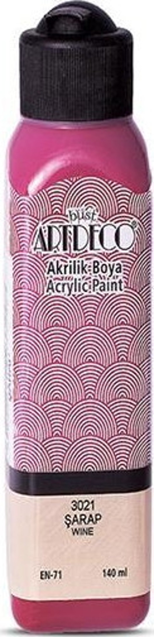 Akrilik Boya 140 ML Şarap 070R-3021