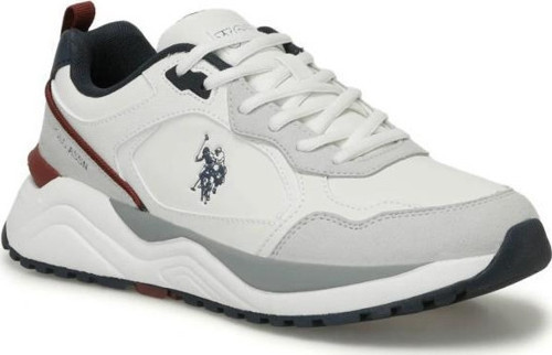 U.S.POLO ASSN MYLAN 4PR BEYAZ COMFORT CASUAL ANATOMİK SPOR AYAKKABI