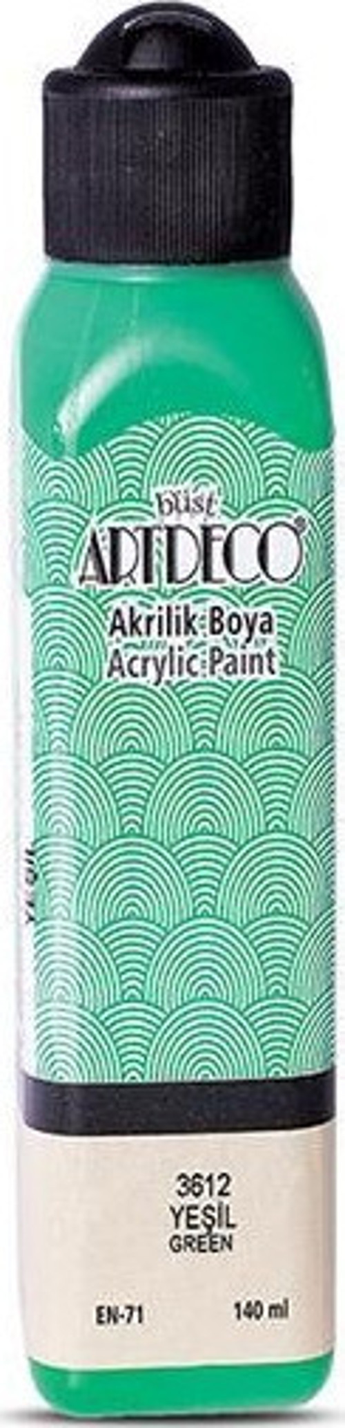 Akrilik Boya 140 ML Yeşil 070R-3612