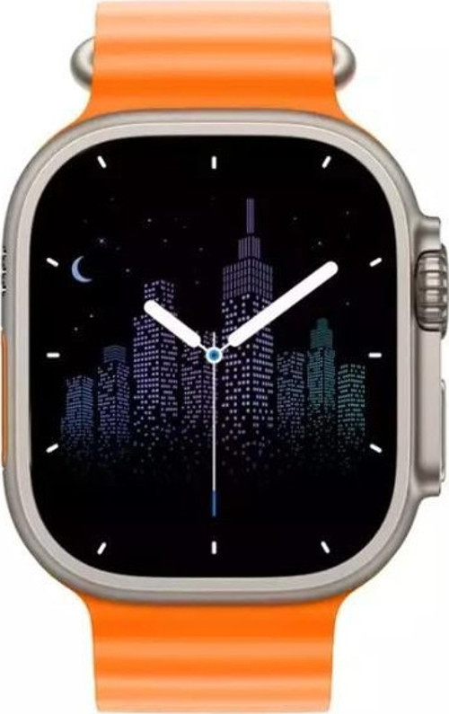2024 Watch 8 Pro Max Amoled Ekran Android İos Uyumlu Akıllı Saat Turuncu