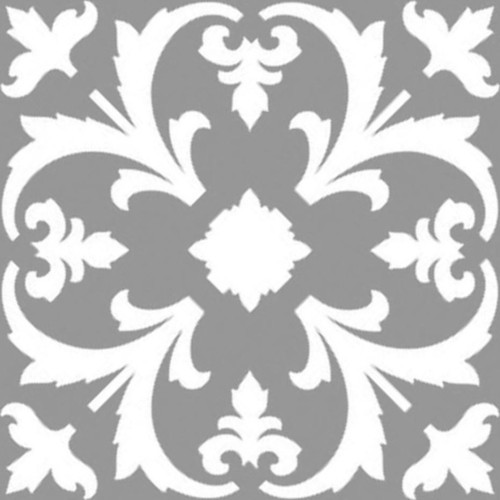 Karo Orchid Stencil Boyama şablonu 30x30 cm, Duvar Stencil, Fayans Stencil, Mobilya Stencil