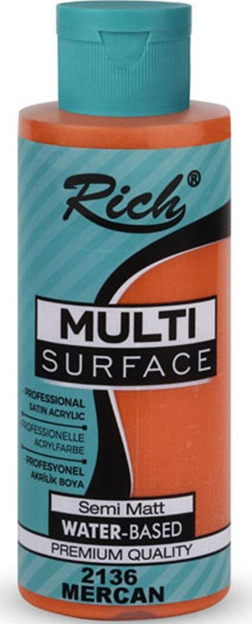 Akrilik Boya Multi Surface 120 CC Mercan 120-2136