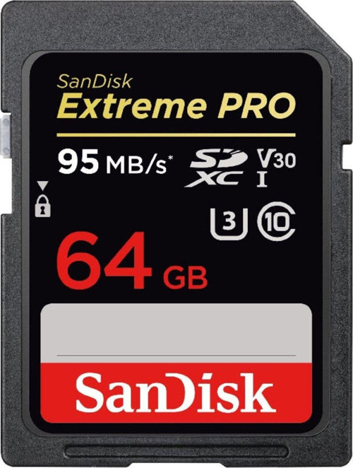 Extreme Pro 64Gb Sdxc Card 170Mb/S V30 Uhs-I U3 Hafıza Kartı Sdsdxxy-064G-Gn4In