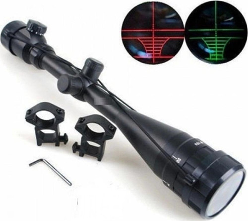 Yüksek Kaliteli 6-24x40aoeg Çıft Işık,kırmızı,yeşil Kaynaklı Avcılık Dürbün(b)