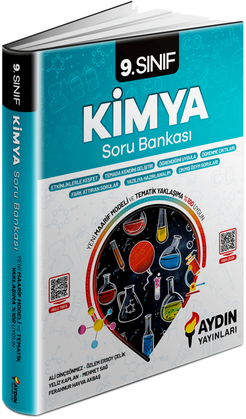 9. Sınıf Kimya Konu Özetli Soru Bankası Aydın Yayınları (2024-2025)