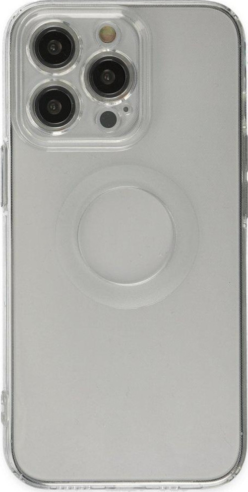 Apple iPhone 13 Pro Kılıf Kamera Korumalı Logo Gösteren Köşeleri Airbag Silikon Santa Lens Kapak