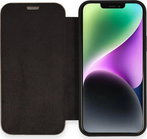Apple iPhone 13 Pro Max Kılıf Dışı Deri İçi Süet Darbe ve Çizilmelere Ekstra Korunaklı Dolpin Kapak
