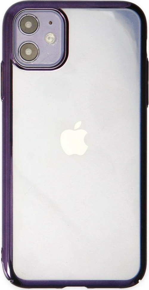 Apple iPhone 12 Kılıf Kenar Çerçeve Sert p.c Lens Koruma Çerçeveli Element Kapak
