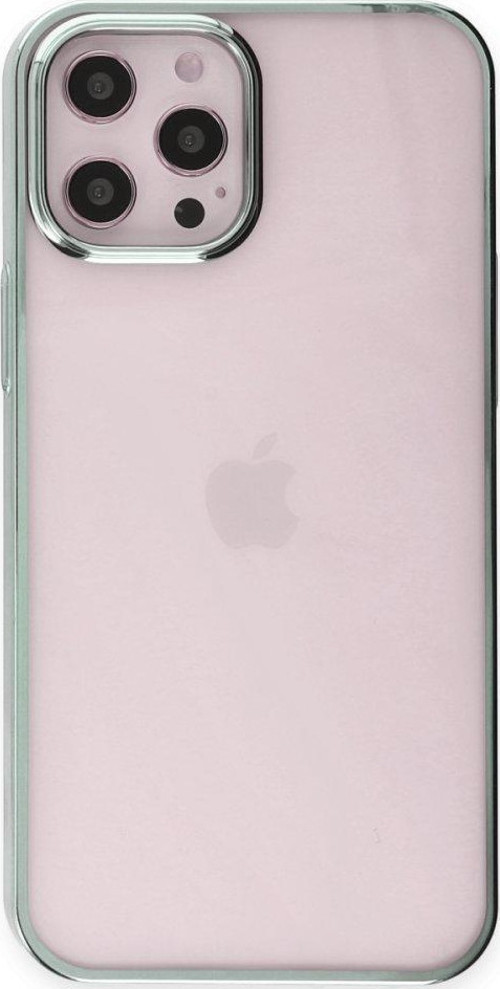 Apple iPhone 12 Pro Max Kılıf Kenar Çerçeve Sert p.c Lens Koruma Çerçeveli Element Kapak