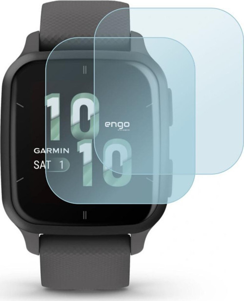 Garmin Venu Sq Ekran Koruyucu Nano Şeffaf 9H Sertlik 2 Adet