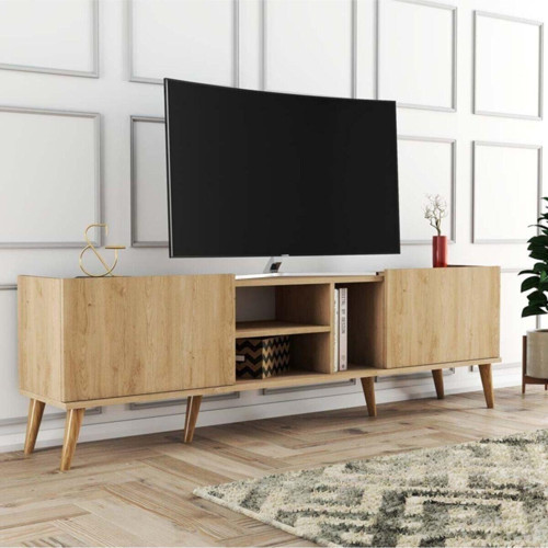 1350 Lotus (ahşap Ayaklı) Tv Ünitesi Sepet Rengi