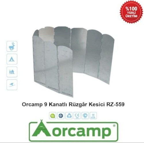 Orgaz Çantalı 9 Kanatlı Kamp Rüzgar Kesici Rüzgarlık Rz559
